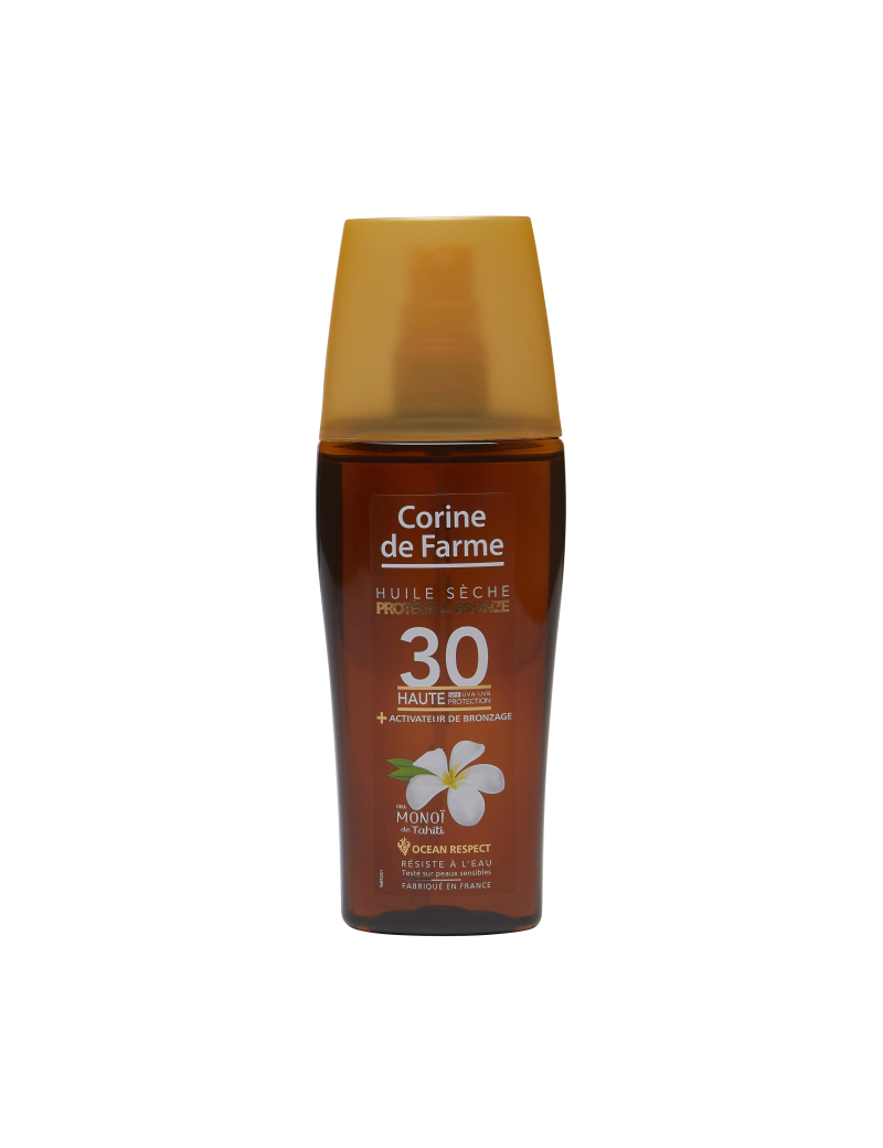 Huile Sèche SPF30 – Corine de Farme – Protection & Bronzage