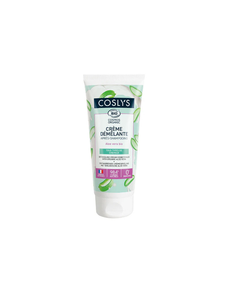 Crème Démêlante Aloe Vera Bio – Coslys – Cheveux doux & brillants