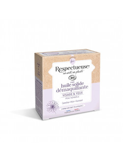 Huile Démaquillante Solide Bio – Respectueuse