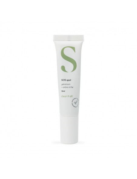 SOS Spot – Soin localisé Tea Tree & Argile 15 ml | Anti‑boutons SOS Spot – Soin localisé Tea Tree & Argile 15 ml | Anti‑boutons