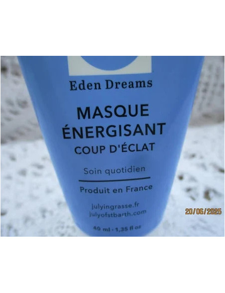 Masque Énergisant Coup d’Éclat 50 ml – JULY IN GRASSE | Peau Lumineuse Masque Énergisant Coup d’Éclat 50 ml – JULY IN GRASSE | Peau Lumineuse