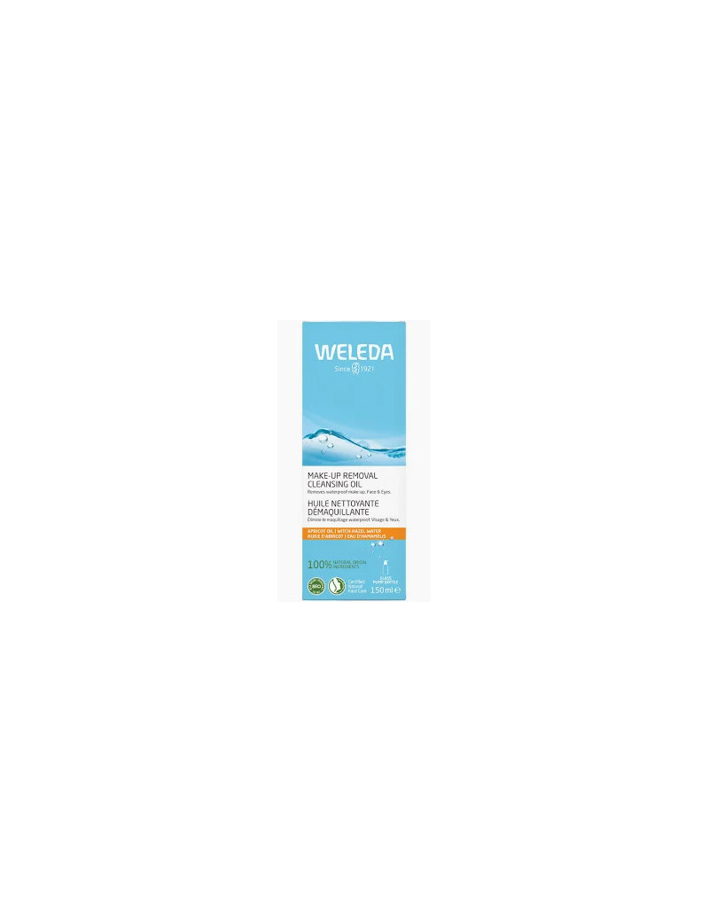 Huile Nettoyante Démaquillante 150 ml – Weleda | 100 % Naturelle