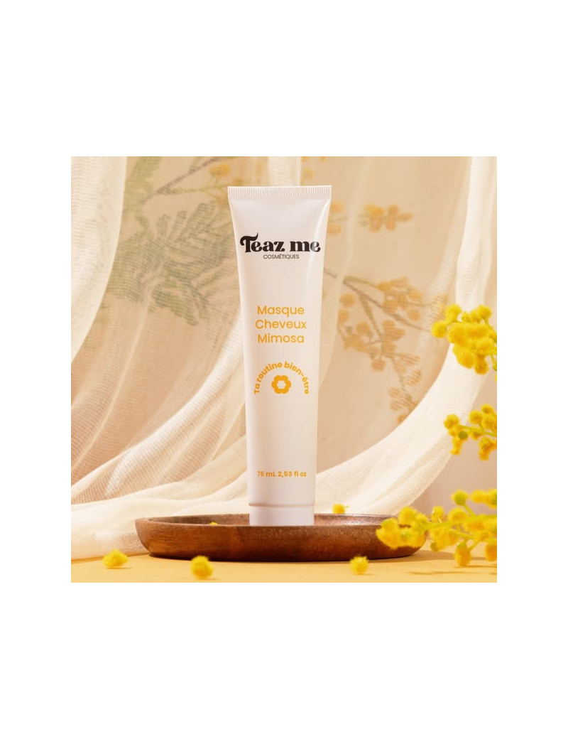 Teaz Me Masque Cheveux Mimosa – Nutrition express 75ml